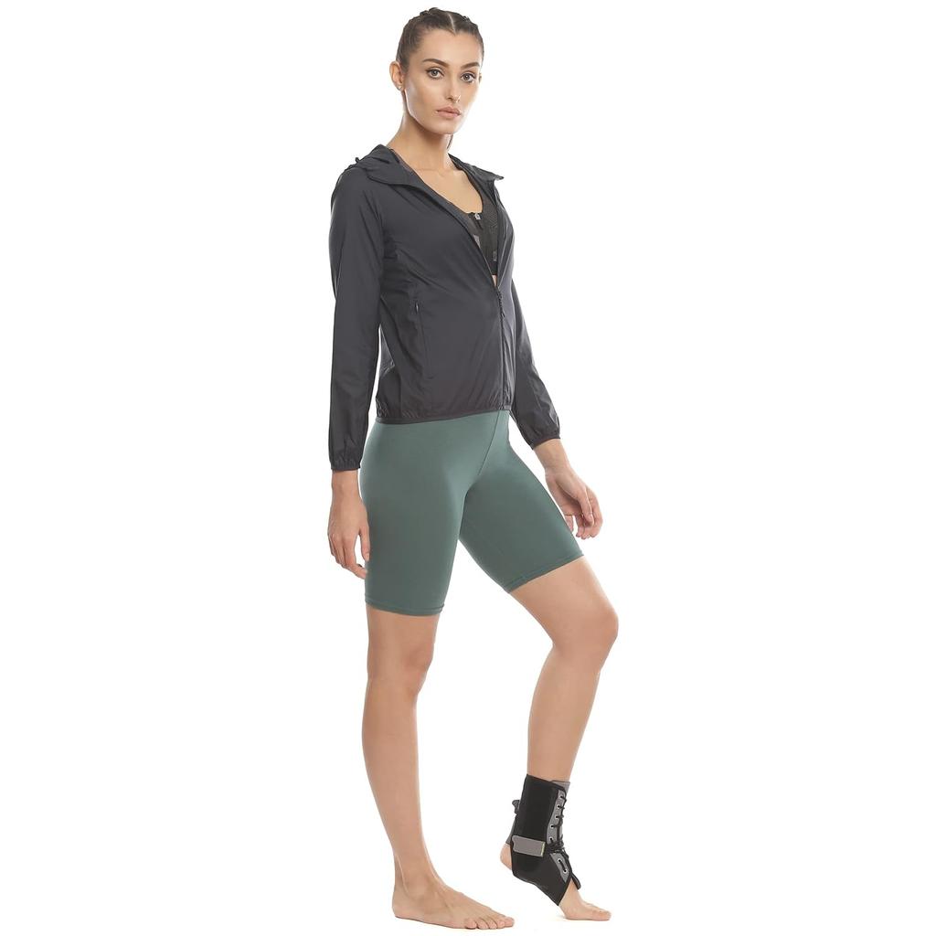 Romsons Ankle Wrap With Hook Loop Closure Support Compression, Ankle Injury And Sprain For Men & Women - Large Size