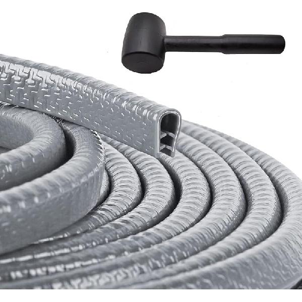 Car Door Edge Guards Black, 32.8Ft(10M) Car Door Edge Protector Rubber U Shape Edge Trim Universal Fit For Jeep Trucks Offroad SUV All Vehicles With