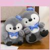 Tie Bow Fish Penguin Plush Toy Animal Stuffed Doll Cute Decoration Kids Gift