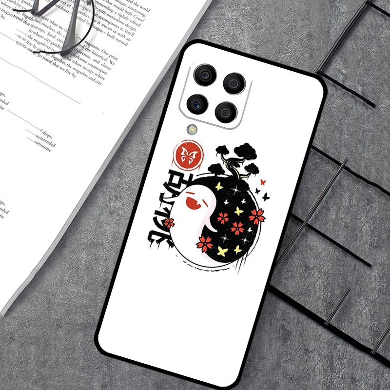 Genshin Impact Hu Tao Ghost Case For Samsung Galaxy M14 M12 M11 M13 M15 M06 M16 M36 M56 M31 M53 M32 M52 M35 M55 M34 M54