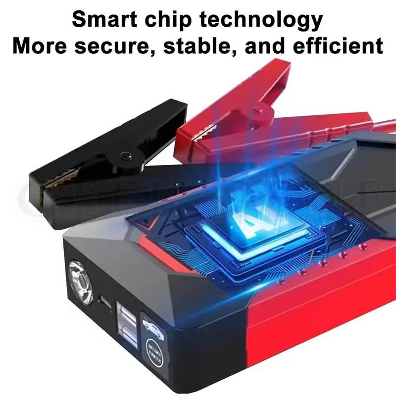 2026 Portable Car Jump Starter Power Bank Car Booster Charger 12V Starting Device Petrol Diesel Car Emergency Booster
