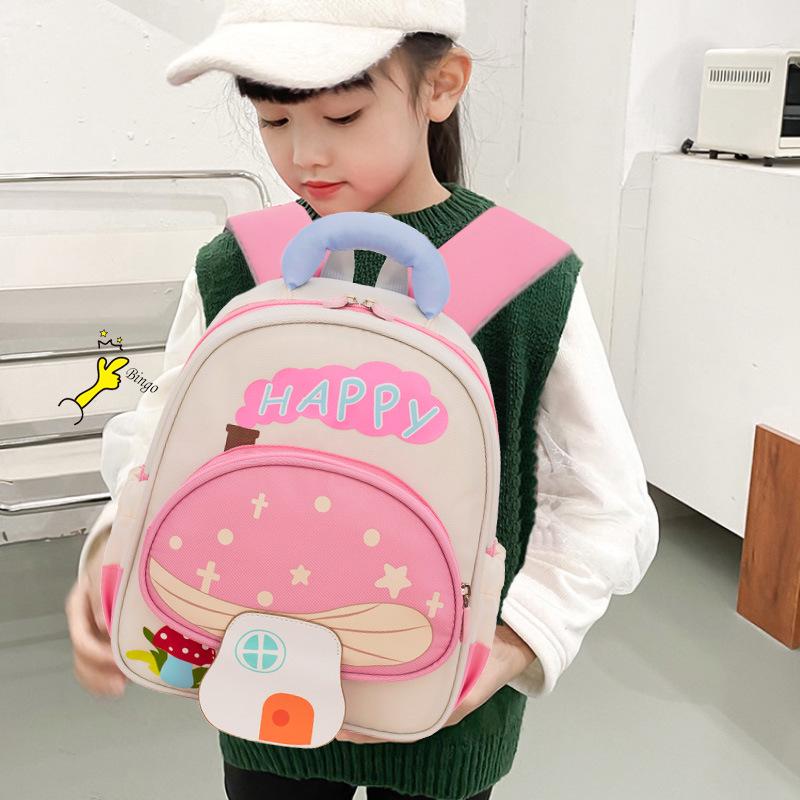 Kids' Large Capacity Cartoon Backpack - New Lightweight and Ergonomic Design for Kindergarten