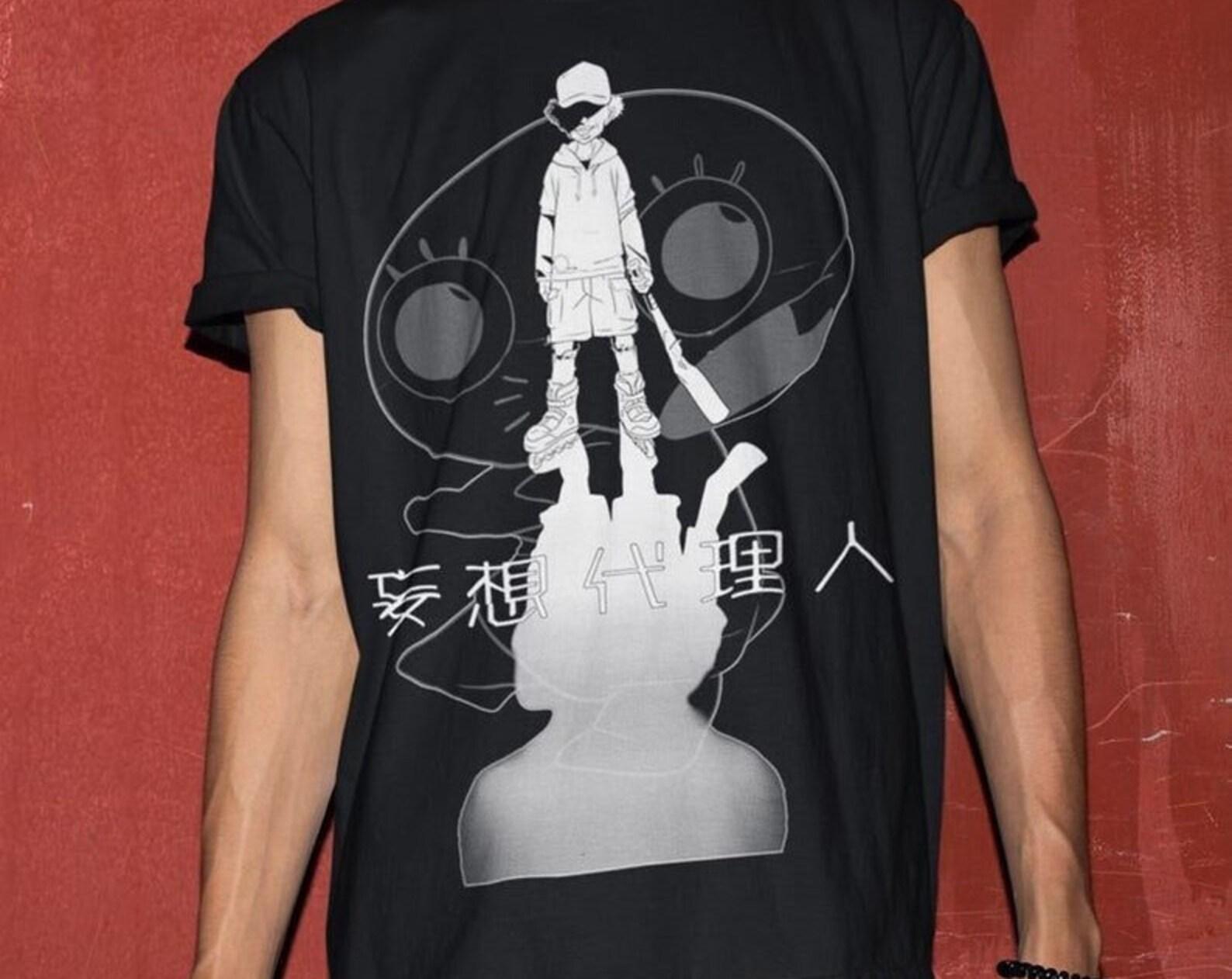 Anime PARANOIA AGENT-Shirt, Mousou Dairinin Shirt, Paranoia Agent Lil Slugger | Paranoia Agent Fan Tees | Paranoia Agent Boy with BaT-Shirt S