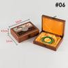 Wooden Buddha Bead Bracelet Jewelry Storage Box Necklace Pendant Ring Box Jewelry Jade Packaging Display Gift Jewelry Box