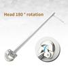 Telescopic Basin Wrench Carbon Steel Sink Faucet Plumbing Tool for Tight Space Kitchen Bathroom Installation Maintenance