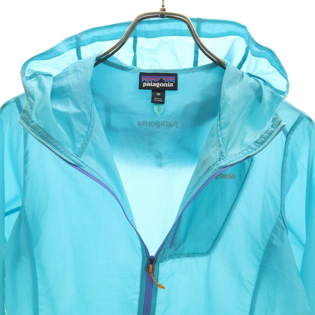 Patagonia Nylon Jacket XS Light Blue 24146SP16 Outdoor Packable Women Used