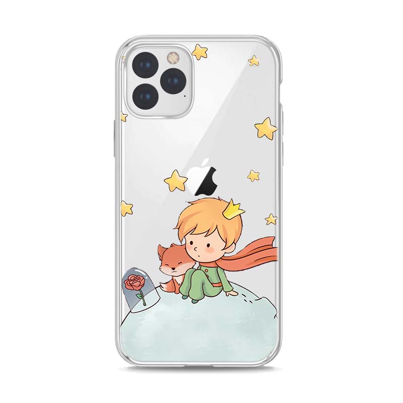The Little Prince And Fox Silicone Cover For Apple IPhone 13 12 Mini 11 Pro XS MAX XR X 8 7 6 6S 5 Plus SE Phone Case