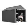 Multifunctional Equipment House Dark Grey Bicycle Garage, Garden House, Tool Tent, Storage Tent – 296x190x200cm