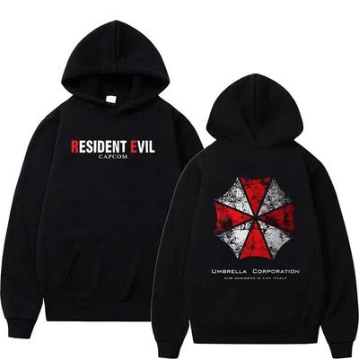 2026 CAPCOM Spiel Resident Evil 4 Print Hoodie Herren Damen Vintage Langarm Oversize Sweatshirt Mode Pullover Kapuzenpullover Streetwear