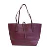 38619 Shoulder Leather Tote Bag Purple Leather Used