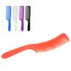 Comb Hair Plastic Curved Detangling Haircutting Combs Fine Teeth for Salon Household Barber