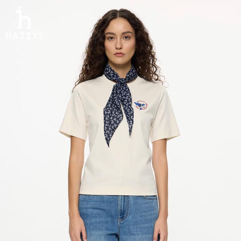 

HAZZYS Women s Brut Cake Collaboration Dog Graphic T-Shirt XL