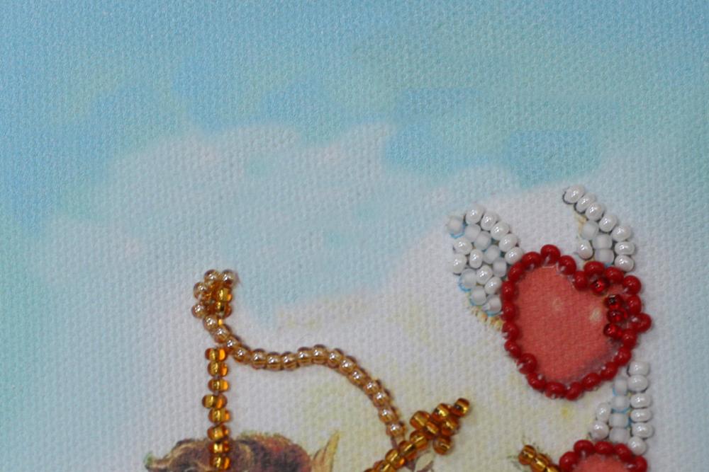 Bead Embroidery Kit Abris Art Postcard Holidays 140x84mm