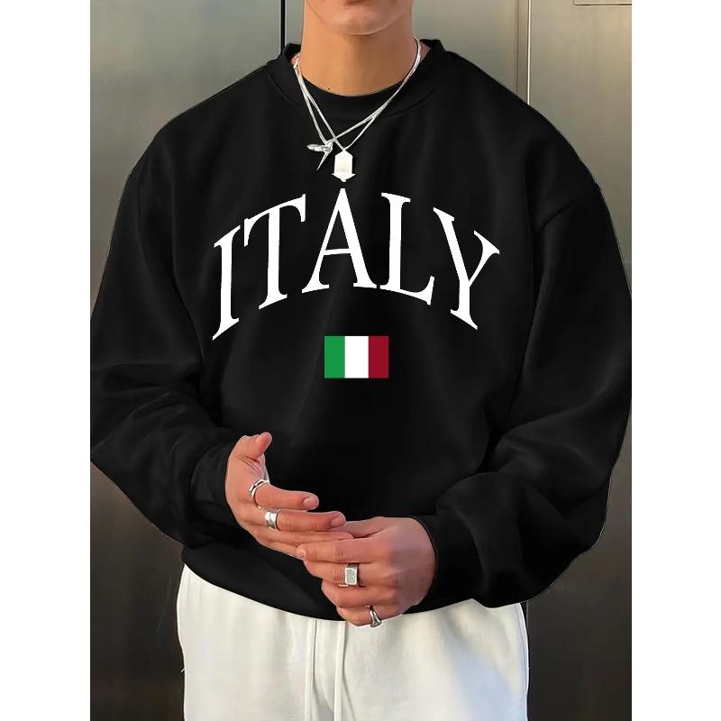 Men's Easy And Stylish Design Featuring Italian Patterns, Suitable for Teams, Casual Wear, And Perfect for Travel, Vacations, Outdoor Camping