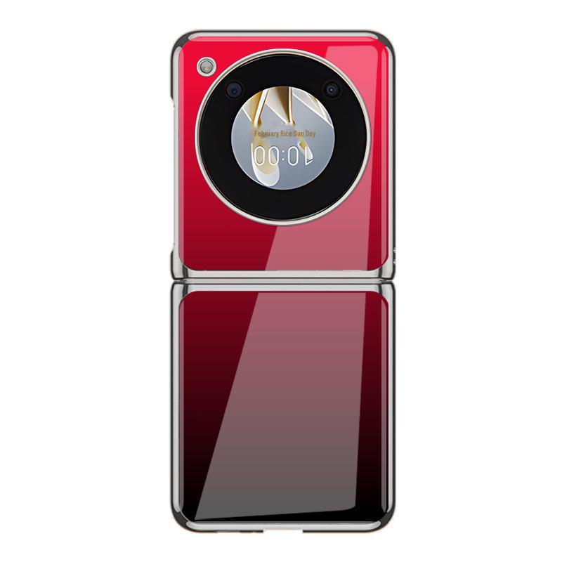 

Чехол-книжка Nubia: Градиентное покрытие из гальванического стекла — креативный дизайн без слов Flip - Electroplated Glass