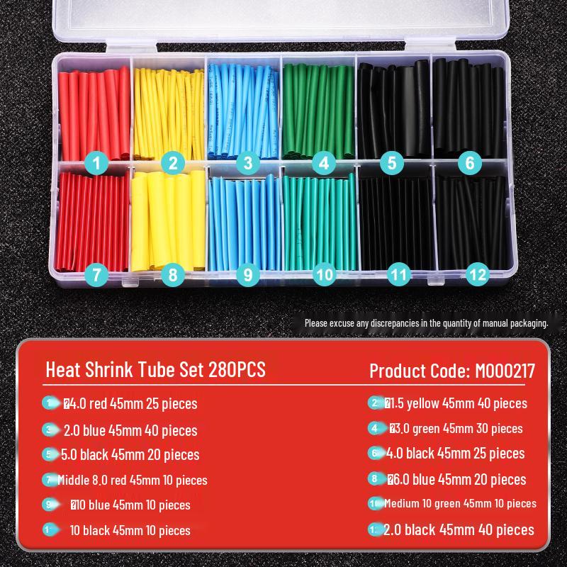 Multi-Purpose Heat Shrink Insulating Sleeve for Wire & Cable Protection