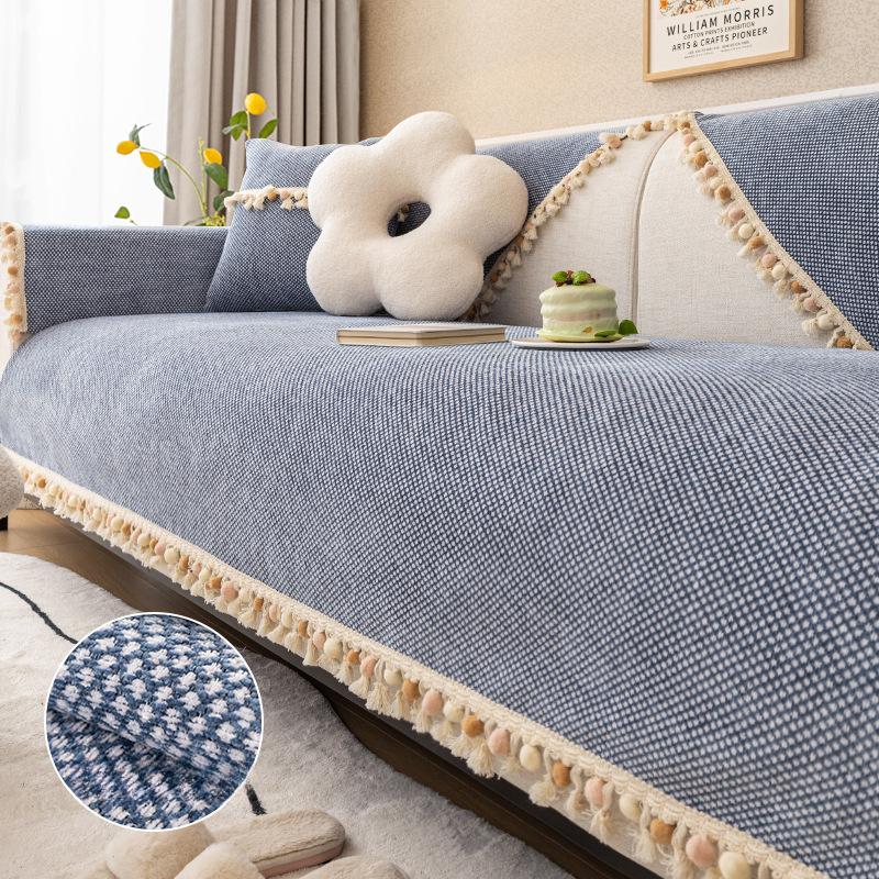 Sofa Cushion All-Season Universal Seat Cushion Sofa Cover 2024 New Simple Modern Cover Towel Cushion