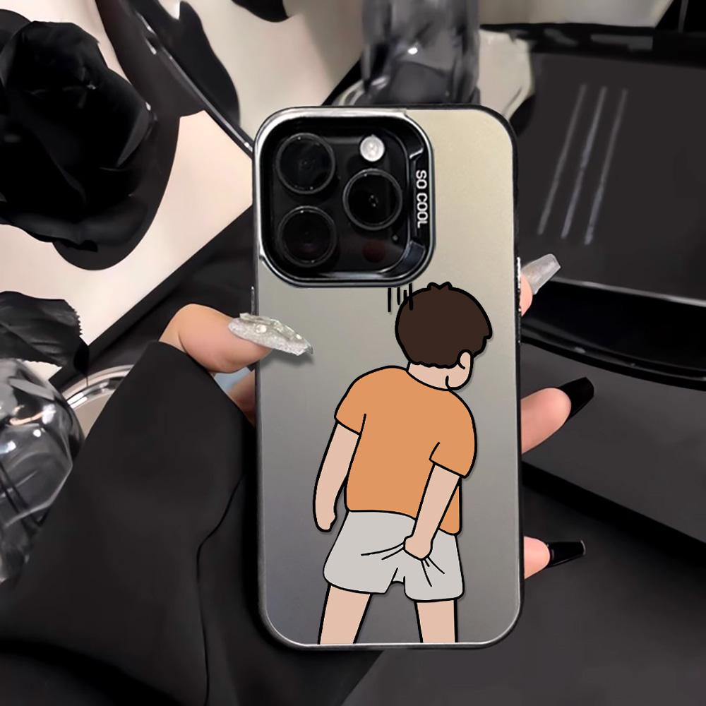 Phone Cases For iPhone 11 13 16 ProMax Case iPhone 13 14 15 ProMax 12 13 ProMax Case Samsung A55 A05S A54 A06 S22 A15 A12 A22 A52S S23 S24 Color IMD