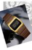Sanda Retro Y2K Waterproof Square Wristwatch with Alarm - Unisex Multifunctional Design