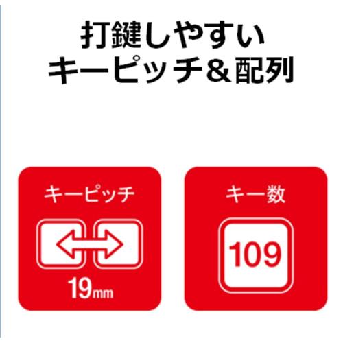 Elecom Wired Keyboard Membrane Black TK-FFCM01BK