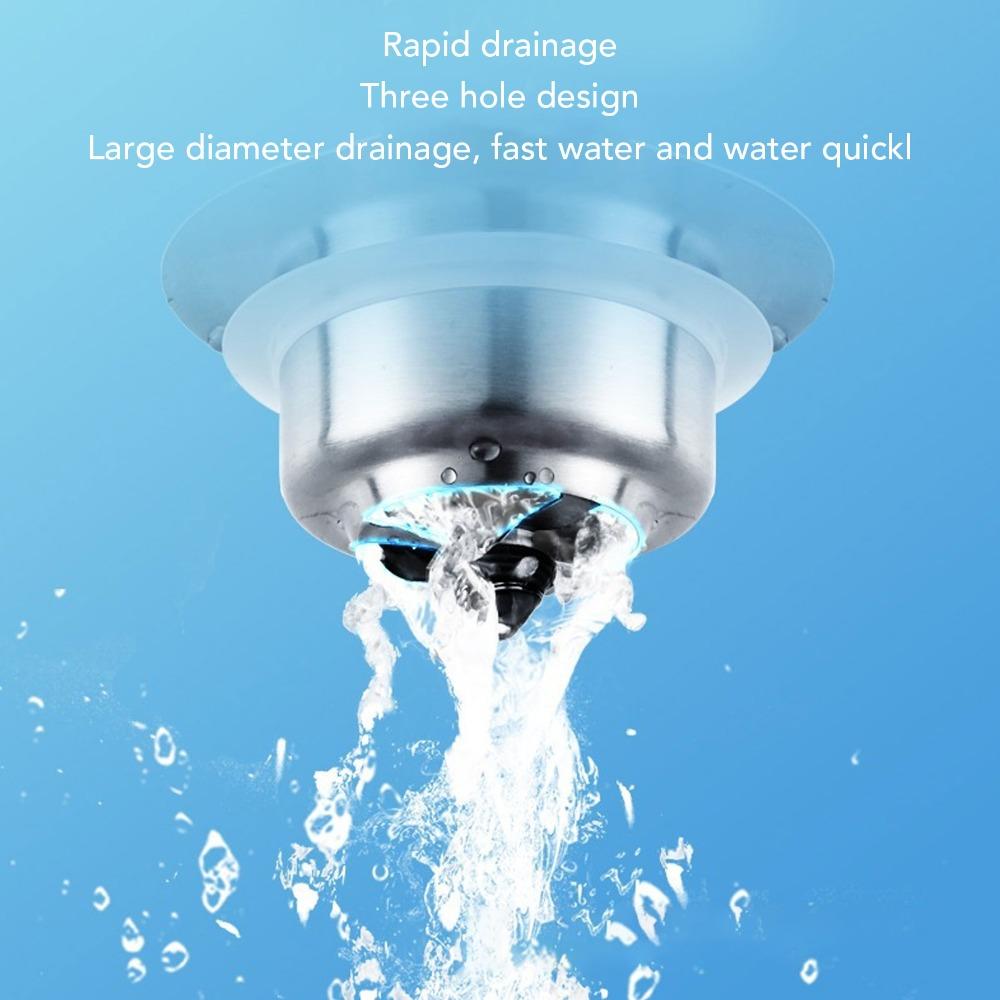 Well Sealed 3 In 1 Sink Aid Stainless Steel Sink Drain Strainer Basket  Utility Sink