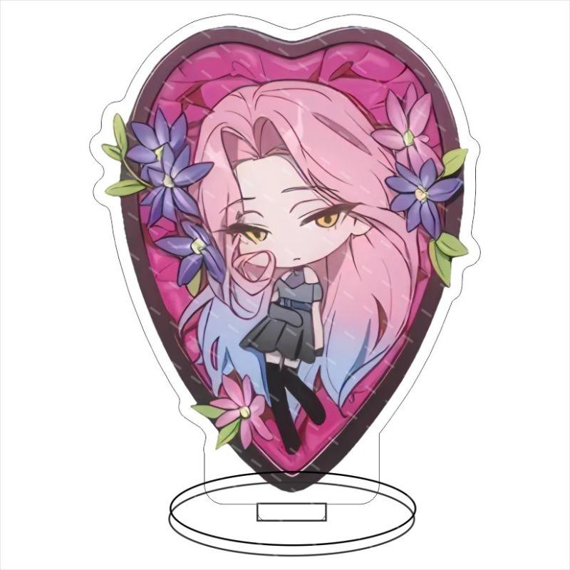 Alien Stage Japanese Anime Peripherals Q Version Acrylic Stand Collectible Table Ornaments Creative Birthday Gifts For Friend Plaything