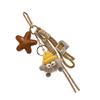 Star Braided Keychain Bag Charms Purse Handbag Bag Accessories Backpack Pendant Charm Car Keychain Hanging Ornaments