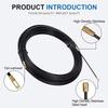 1Roll 5/10/15/20/25/30M Cable Puller Nylon Electrician Spring Tape Wall Wire Lead 3mm Conduit Threader Puller Wiring Aid Tool