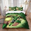 3pcs Green Lantern Ring Cover Set,Soft Comfortable Duvet Cover,Guest Room (1*Duvet Cover + 2*Pillowcases, Without Core) Yy251024070