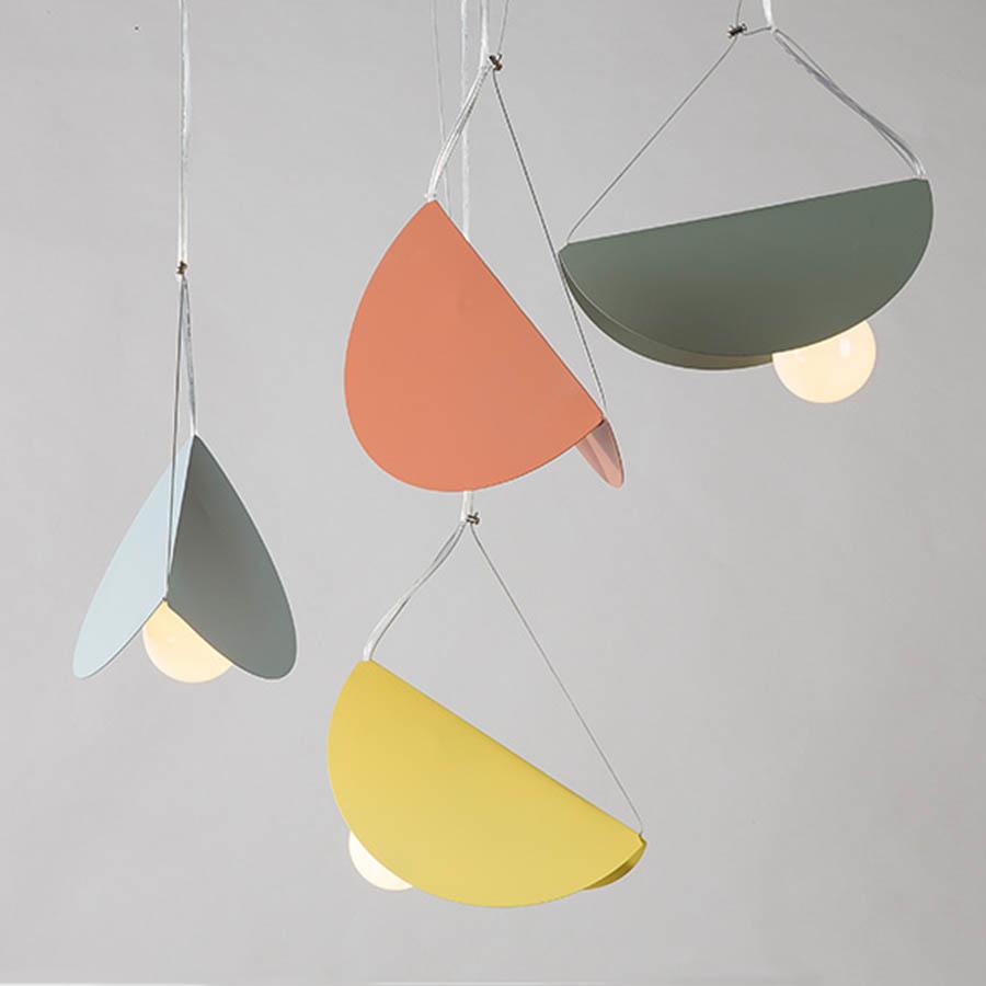 Lumină Pendant LED Creativă Art Book Restuarant Bar Lampă Pendant Macaron Hotel Birou Librărie studio Coridor Lămpi Suspendate