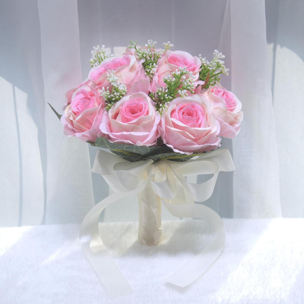 European Style Bridal Bouquet - Artificial Wedding Photography and Home Decoration Flowers