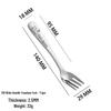 Kids' Cartoon Yuanbao Stainless Steel Spoon & Fork Set – Adorable Tableware for Baby Meals