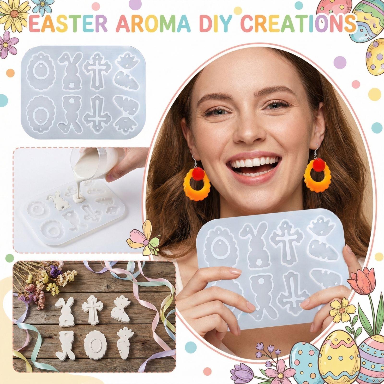 

Easter Aromatherapy Gypsum DIY Silicone Mold One Size