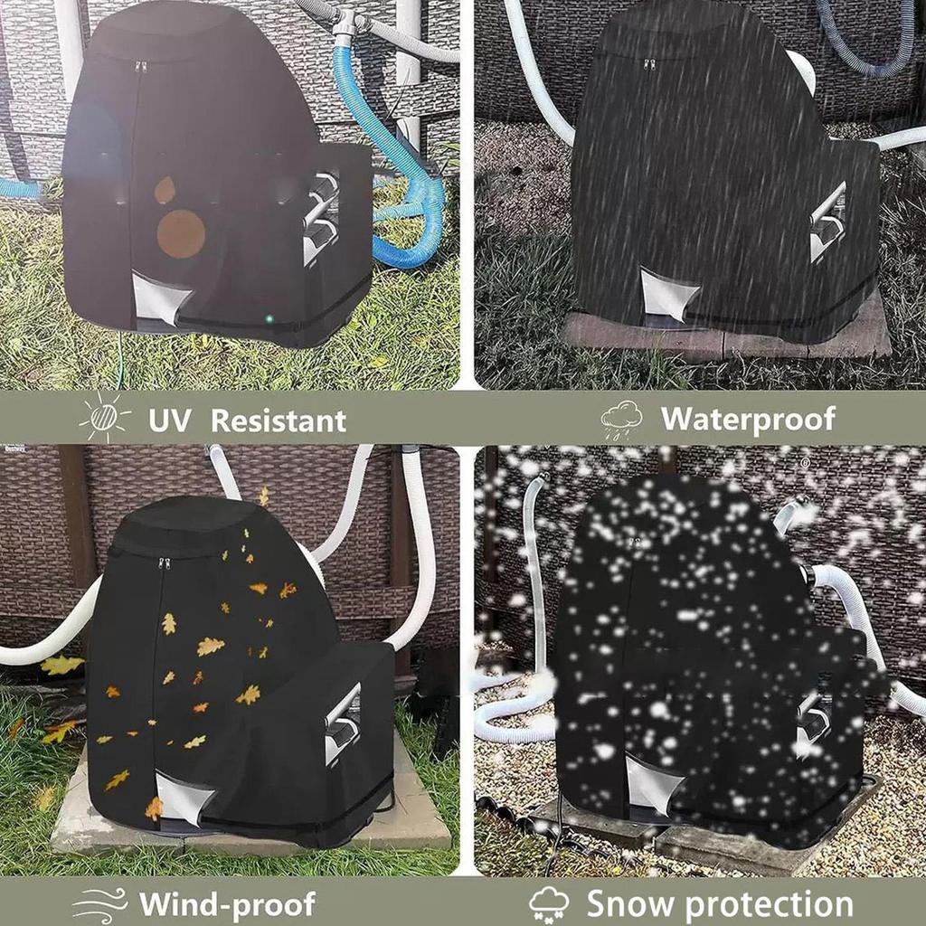 Pool Pump Cover Pool Pump Windproof Protection Waterproof Sand Filter Protective Cover for Outdoors Backyard Porch Garden