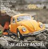 1:36 Scale Mini Car 1967 Beatle Classic Alloy Car Model, Diecasts Metal Toy Car Model Simulation Miniature Scale
