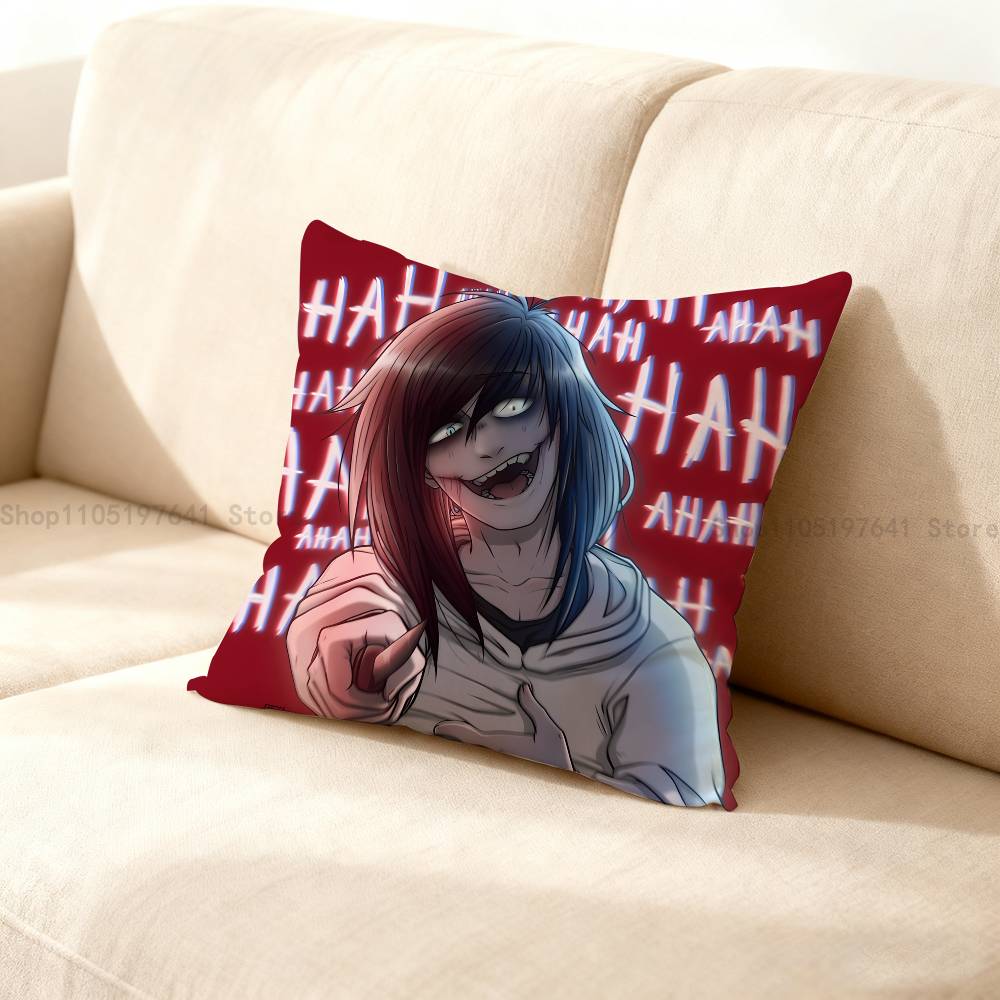Jeff Art Killer Pillow Case Cushion Cover Home Decor Birthday Gift Pillowcover