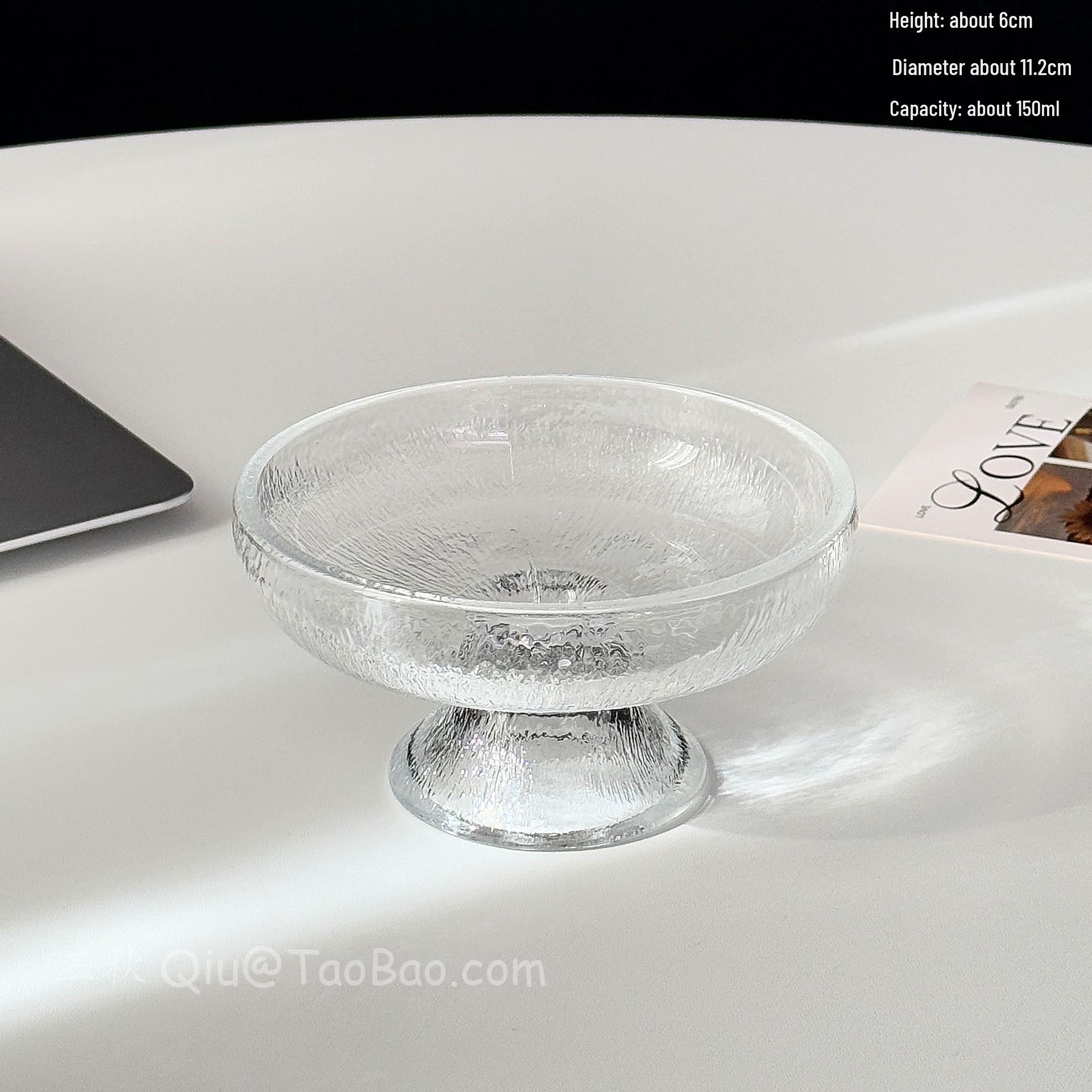 Luxury Compartmentalized Glass Snack & Dessert Tray