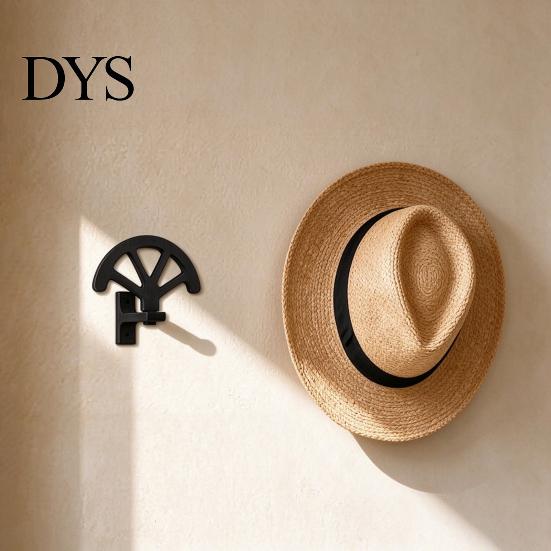 Wooden Hat Rack for Wall Wall-mounted Rack, Retro Style Durable Wood Display Holder, Straw Stand Space-saving Organizer Cowboy Hats And Baseball Caps
