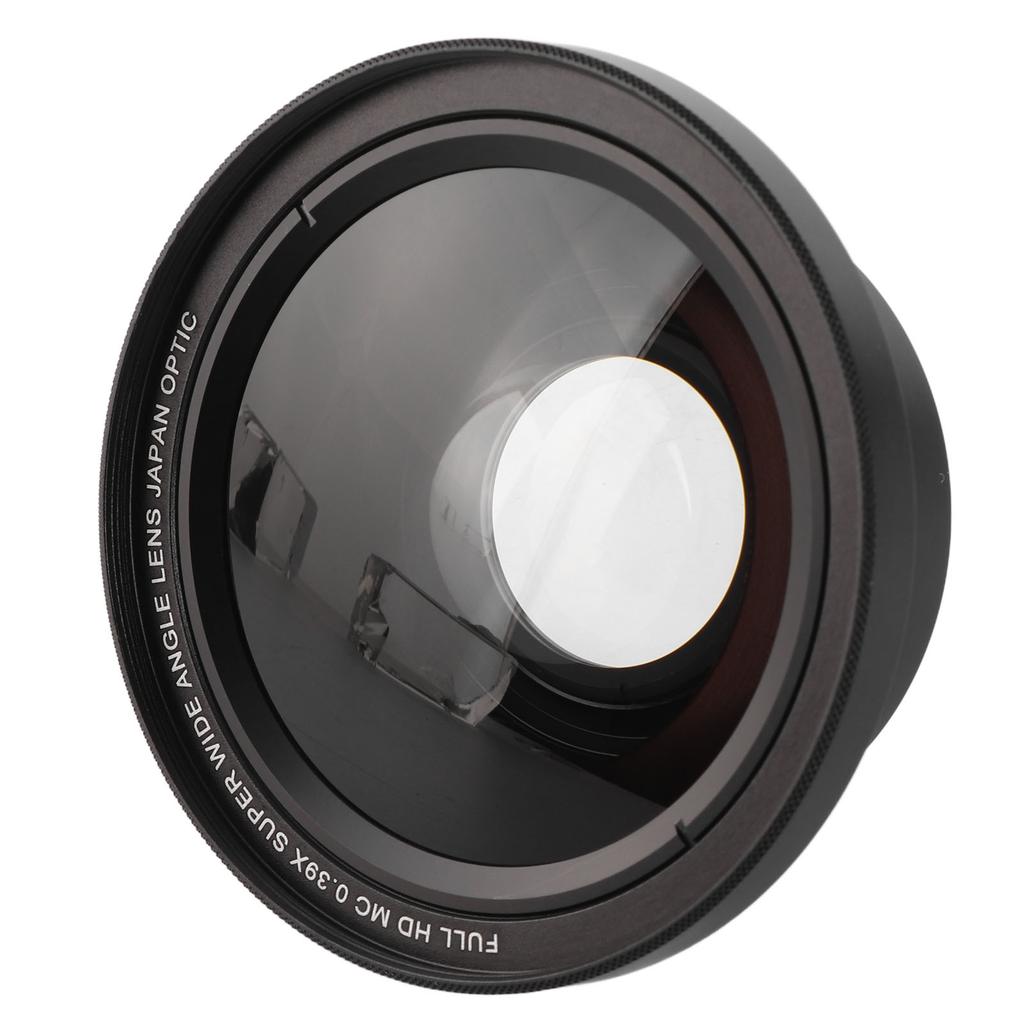 Digital videokamera vidvinkelobjektiv 0,39X 37mm gränssnitt HD professionell kamera vidvinkelobjektiv för D4993