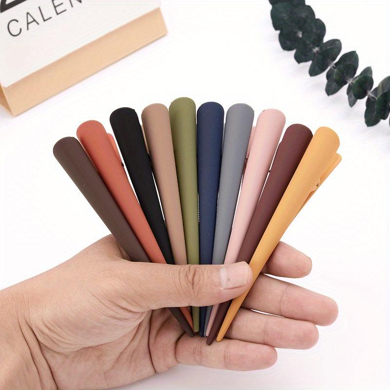 New Fashion Morandi Colored Frosted Hair Clip, Simple Multifunctional Horn Clip, Versatile Hair Clip for Women In Daily Life.