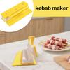 Large Kebab Skewers Mould BBQ Grill Mold Effortless Meat Shaping Maker for Outdoor Preparation Barbecue Camping
