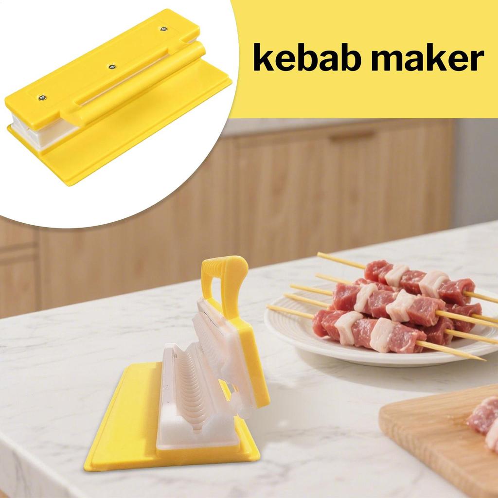 Large Kebab Skewers Mould BBQ Grill Mold Effortless Meat Shaping Maker for Outdoor Preparation Barbecue Camping