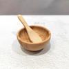 Bamboo Wood Mask Bowl Sleek Bamboo Spatula Spoon Spoon Cosmetic Mixing Tools  Cosmetic Mixing