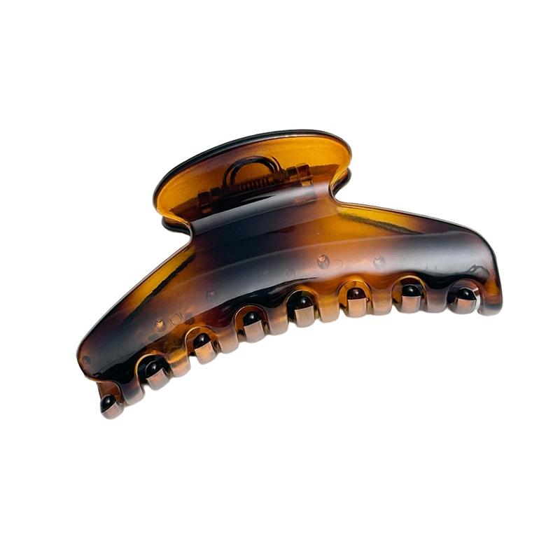 High-end Glossy Small Fan-shaped Hair Clips with Simple and Elegant Style - Hair Clips for Retro Updos - Shark Clips
