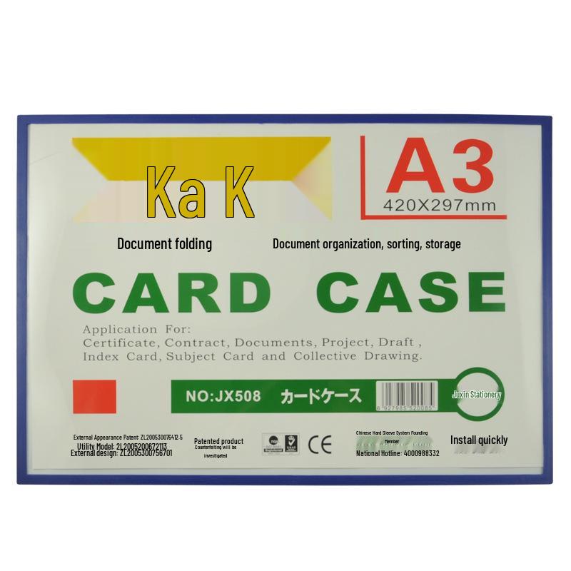 Magnetic A3 Document Holder Signboard with K-Card Sticker