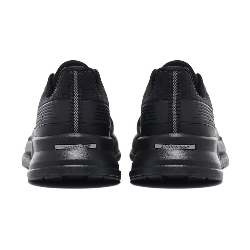 Li-Ning 1990 Commuter Series Duxing Sports Comfortable Low-Top Lifestyle Casual Shoes Men Casual Shoes Black ALLU015-3