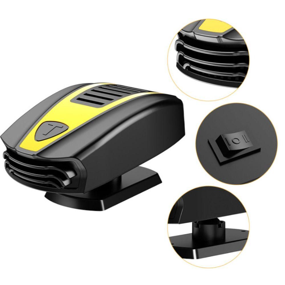 360° Rotatable Windshield Defogger Portable Design Auto Air Defogging Heater Car Windshield