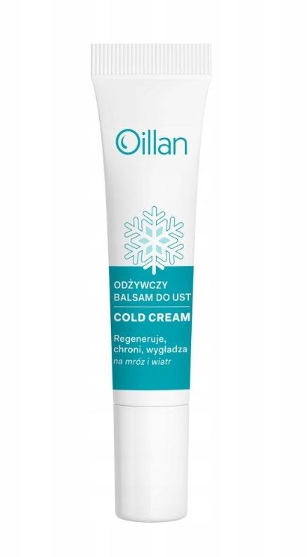 Oillan Cold Cream Nourishing Lip Balm with Ceramides and Vitamin E, 15 Ml