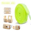 Gold Diamond buckle Shoelaces without ties Elastic Laces Sneakers Tennis No Tie Shoe laces Flat Shoelace for Shoes accessories