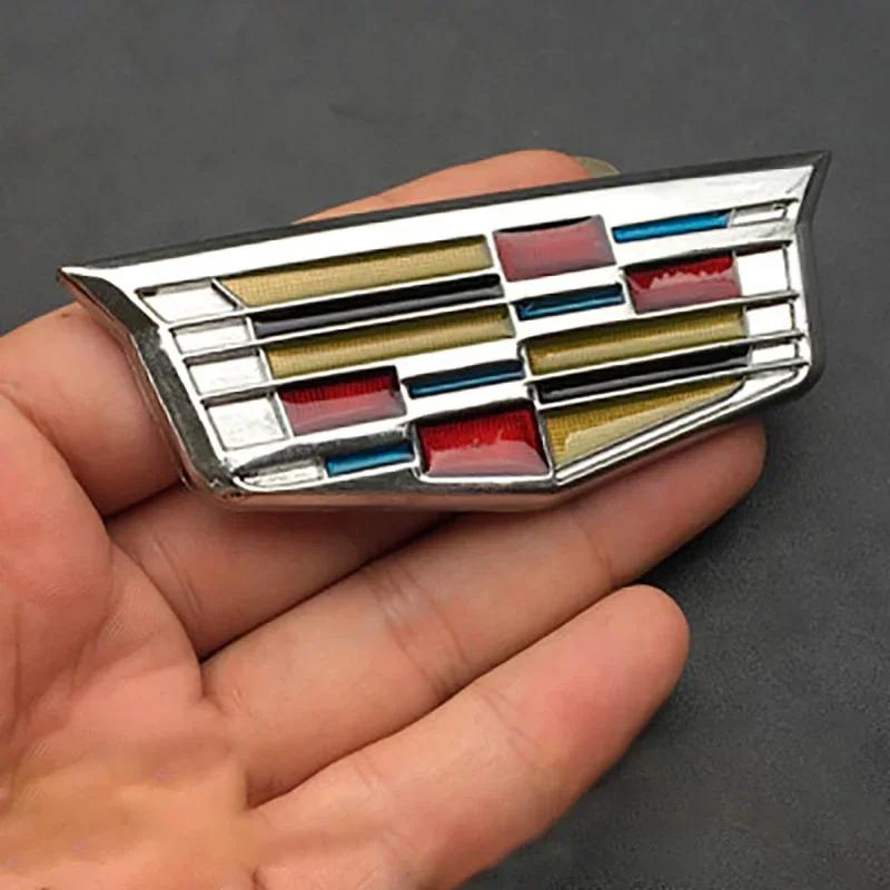 Adesivo Metallo per Auto Emblema Distintivo Anteriore Posteriore Laterale per Logo Cadillac Escalade CTS ATS SRX XTS XT5 STS CT5 CT6 BLS XLR Accessori